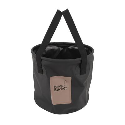 Seau Pliable 10L Résistant aux Hautes Températures Seau à Eau Pliant Portable avec Poignée pour Camping Pêche Pique-nique