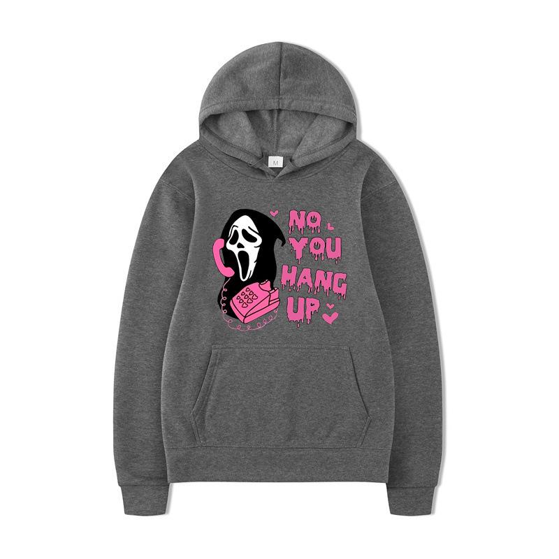 Halloween Lockeres Lässiges Bedrucktes Buntes Kapuzensweatshirt Langärmlig Herbst Winter Mode Stil Hoodies