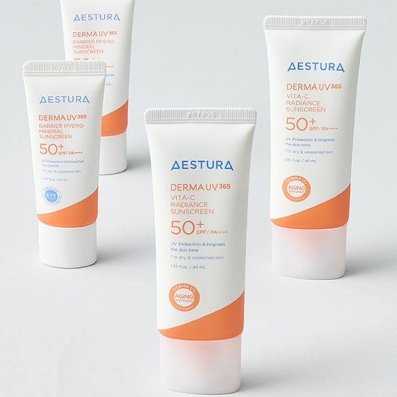 

[Estra] NEW Derma UV365 Vita C Radiant Moisture Sunscreen 40ml + 40ml (+ NEW Radiant Moisture Sunscreen 20ml*2 free)