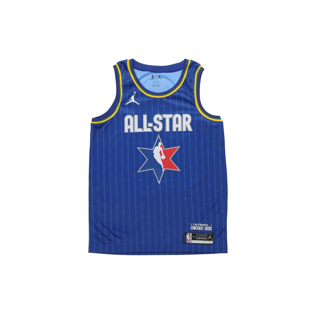 Nike 2020 NBA All-Star Rookie Game SW Fan Edition Basketballdrakt Herreoverdeler Light-Dew-Blue CJ1059-497