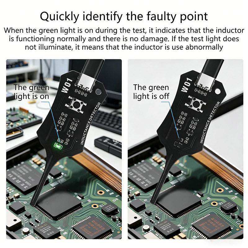 Capacitor Inductance Tester Battery Induction Board Maintenance Tool C-type Rapid Fault Diagnosis Tool Mobile Phone Repair Tool