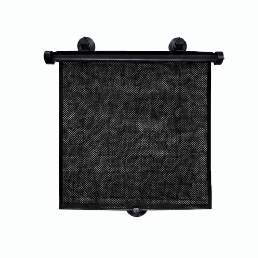 Universal Retractable Car Sunshade Roller Sturdy Retractable Sunshade  Heat Insulation чёрный
