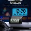 Car Electronic Clock LCD Display Auto Digital Calendar 2 In 1 Electronic Temperature Gauge for Car Accessories for Vehicle Parts