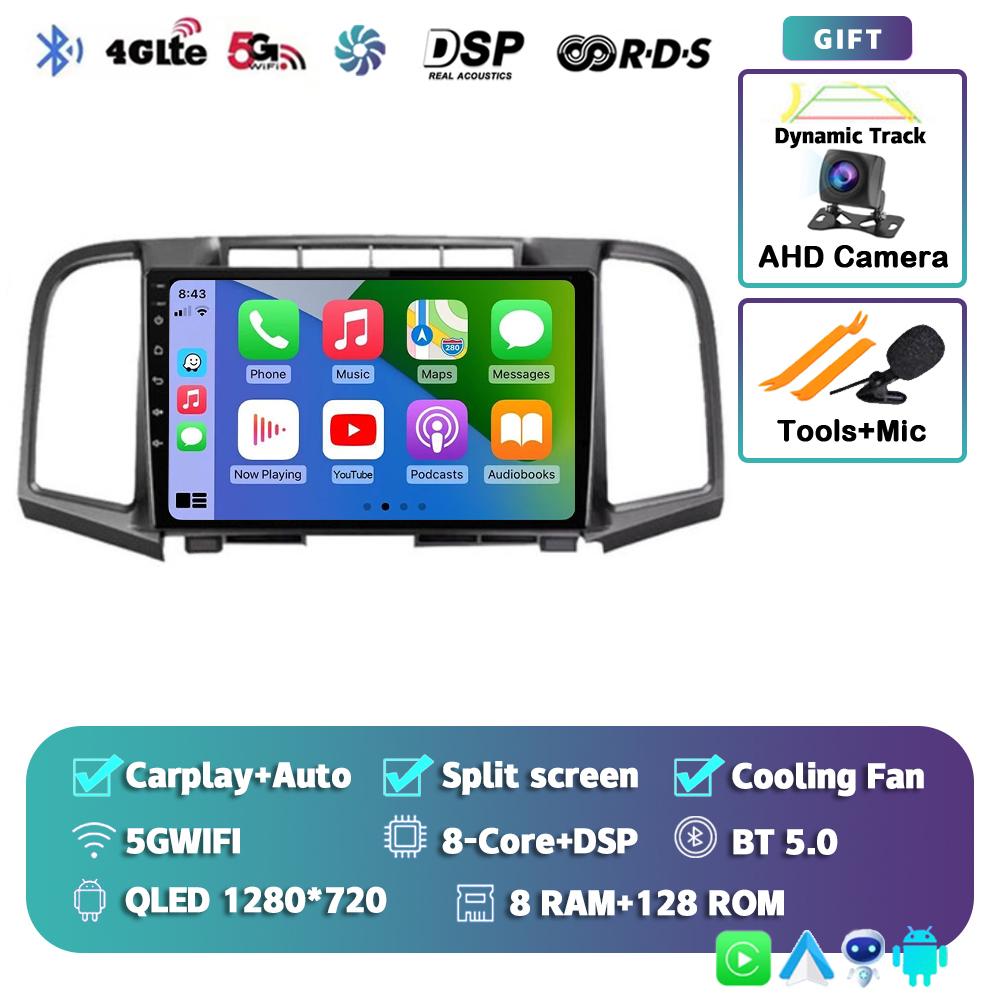 Android14 Carplay Auto For Toyota Venza 2008 - 2012 2013 2014 2015 2016 Car Radio Multimedia Player Video Stereo WIFI+4G BT 2DIN
