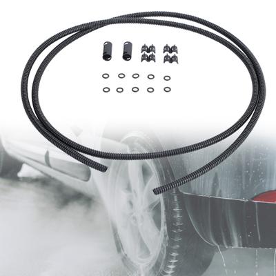 Windshield Washer Fluid Hose High-strength Anti-corrosion Black 50cm Corrugated Tube Windscreen
