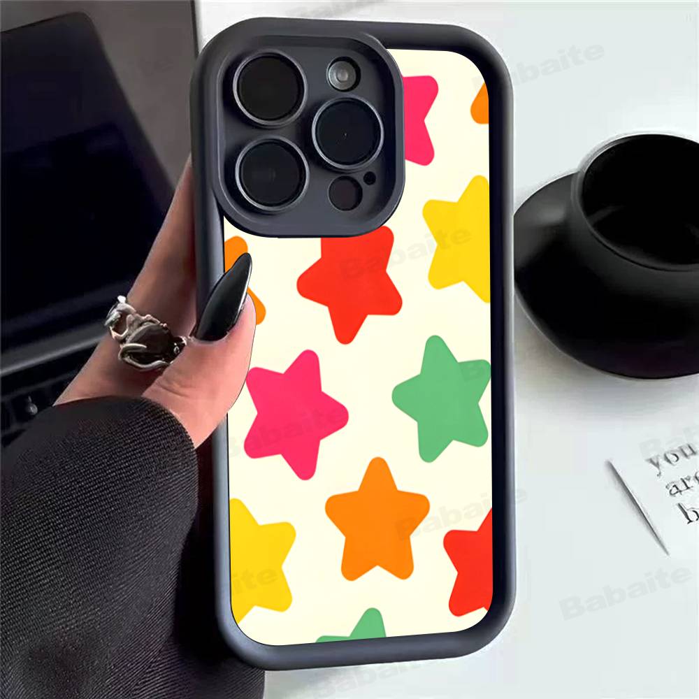 Phone Case Fashion Vintage Large Stars For Xiaomi Mi 15T 17 15 14 13 12 14T Lite Poco M7 F7 M6 X7 X6 F4 F5 Pro Ultra Back Cover