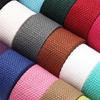 20mm Width Cotton Webbings Tape 1.3mm Thickness Bias Binding Tape  For Bag Strap