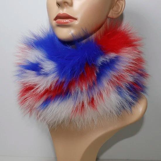 Nowy Szalik z Prawdziwego Futra Lisiego Opaski Futrzane Kobiety Zima Szaliki z Futra Lisiego Luksusowy Ocieplacz na Szyję Dobra Elastyczność Naturalne Futrzane Mufki