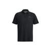 Polo Shirts Men's Black Polo Collar Moderate Straight Fit 1377294-001