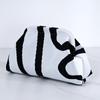 Bolso de Playa de Verano para Mujer, Bolso Pequeño de Ganchillo Nube, Carteras de Punto, Bolso Dumpling, Bolso Casual Colorblock para Mujer