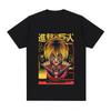 2023 New Japan Anime Attack On Titan T Shirt Unisex Cotton Unisex Tops EU Size Summer Unisex Clothes