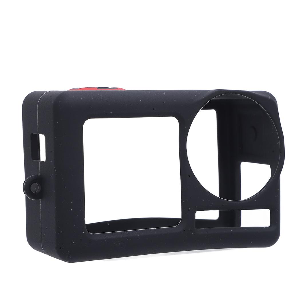 Silicone Protective Sleeve Cover for Action 5 Pro Anti Drop Camera Lens Protector Camera Accessories with Wrist Strap Anti Lost Rope