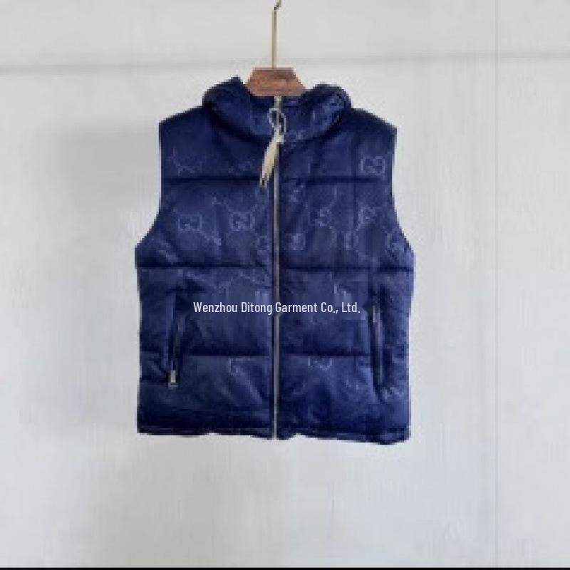 Hochwertige ärmellose Baumwollweste mit Stehkragen für Damen und Herren - Warme Herbst-Winter-Freizeitjacke