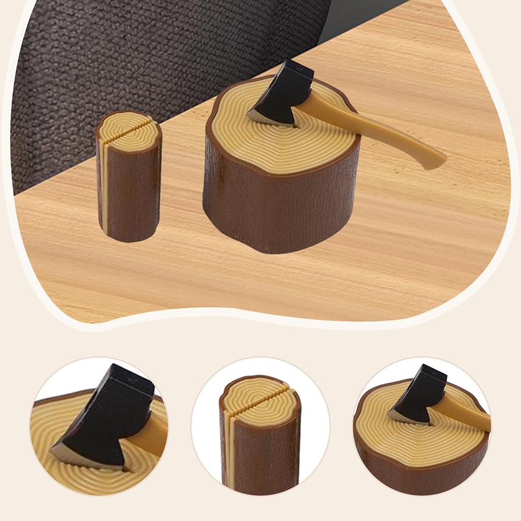 1/12 Scale Mini Garden Accessories Set and Wooden Stake, Terrarium Figurine