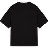 Calvin Klein Letter Ribbed Round Neck Drop Shoulder Short Sleeve T-Shirt Men T-Shirts Black 4RB862G-UB1
