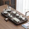 Qianyu Smart Automatic Stone Tea Tray & Ceramic Tea Set