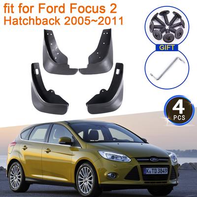 Für Ford Focus 2 MK2 MK2.5 Schrägheck 2005 2006 2007 2008 2009 2010 2011 Schmutzfänger Spritzschutz Kotflügel Schmutzfänger vorne