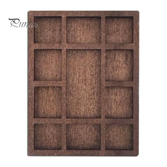 

Миниатюрная полка для безделушек, полка для демонстрации коллекционных предметов, миниатюрная полка-органайзер для драгоценных камней, ракушек, кристаллов, мини-фигурок эбеновый