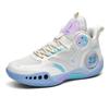 Men's High Top Breathable Non-Slip Shock-Absorbing Basketball Shoes for Middle School Students