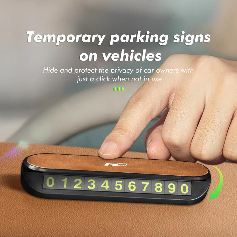 Car Phone Number Card Temporary Parking Card Plate Number For Volkswagen VW Golf 4 5 6 7 GTI Tiguan Passat B5 B6 B7 CC Jetta MK5AO1