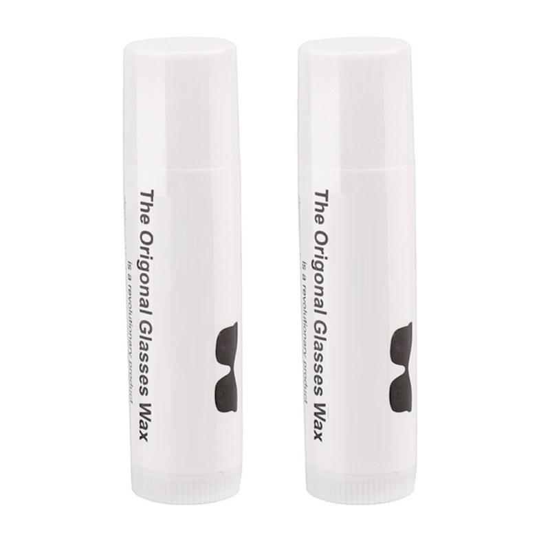 

2PCS Glasses AntiSlip Wax for Plastic and Metal Frame Sweat Resistant Eyewears Wax Stick For Daily Use Slipping Prevent 1