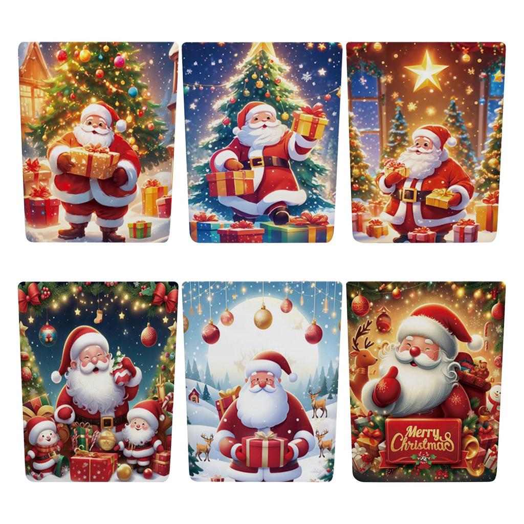 6pcs Christmas Chair Back Covers Gnome Chair Covers Xmas Dining Chair Covers For Home Kitchen Dining Room Decor,Not Elastic,19.6in*23.6in