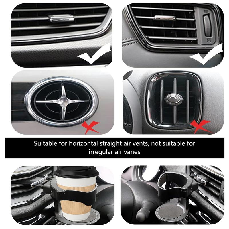 Car Cup Holder Organizer Beverage Drink Cup Holder For Auto Retractable Design Vehicle Storage Tool For RVs SUVs Sedans And Mini