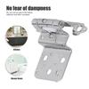 Durable American Spring Hinge Iron With Screws Self Closing Hinges Rustproof Offset Hydraulic Buffer Hinge Hardware Accessories