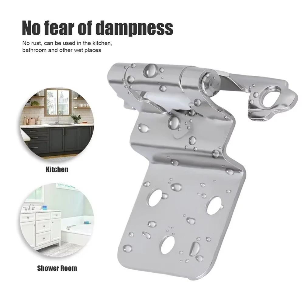 Durable American Spring Hinge Iron With Screws Self Closing Hinges Rustproof Offset Hydraulic Buffer Hinge Hardware Accessories