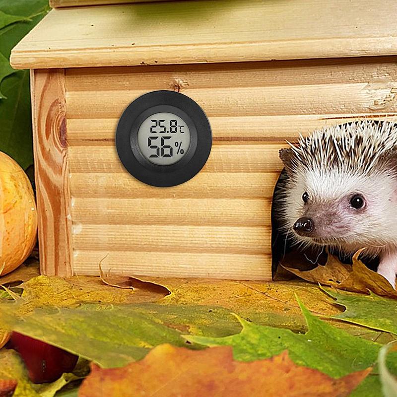 Mini Hygrometer Thermometer Indoor Temperature Monitor Humidity Meter Digital LCD Monitor Room Round Humidity Temperature Gauge