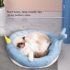 Cat Nest Four Seasons Universal Summer Cooling Mat Detachable Cat Whale Dog Nest Small Dog Dog Semi Enclosed Pet Supplies