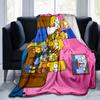 1Pc Simpsons Family Blanket Soft And Comfortable Casual Warm Camping Travel Christmas Halloween Gift M921683