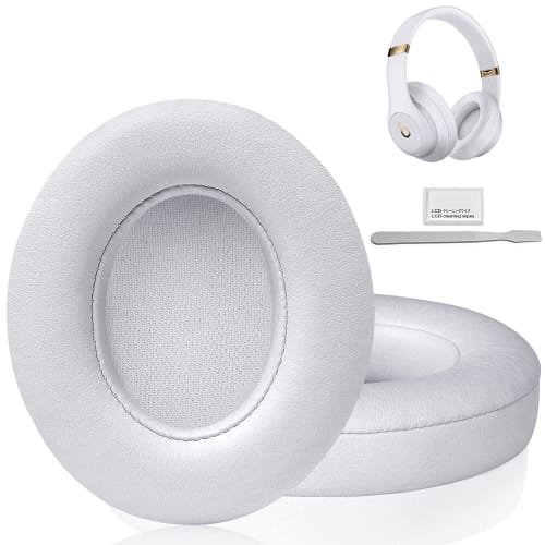 Replacement Ear Pads/Ear Cushions for Studio 2.0 B0500/B0501 & Studio 3.0 (Silver)