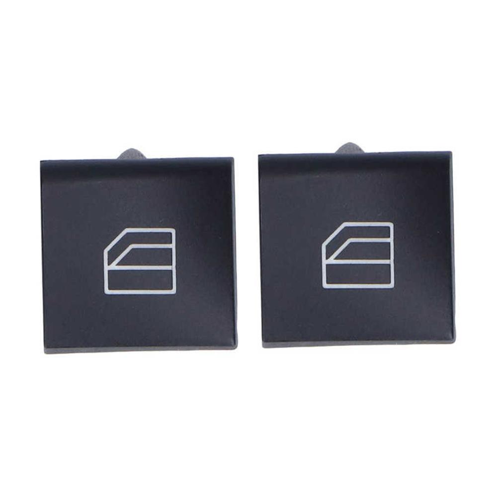 2Pcs Master Window Switch Button Cover Cap For Mercedes-Benz W204 C E Class W212