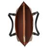 Coach Mollie Brand Logo Detachable Shoulder Strap Tote Bag Shopping Bag Women Tote Brown Black CV965-IMQRX