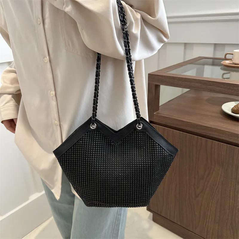 WTEMPO Elegant Large Capacity Soft Single Shoulder Bags Women Casual Versatile Shopping Crossbody Bags