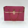 Trendy Brand Rectangular Handbag: Fresh Flower Gift Box & Creative Bouquet Perfume Bag.