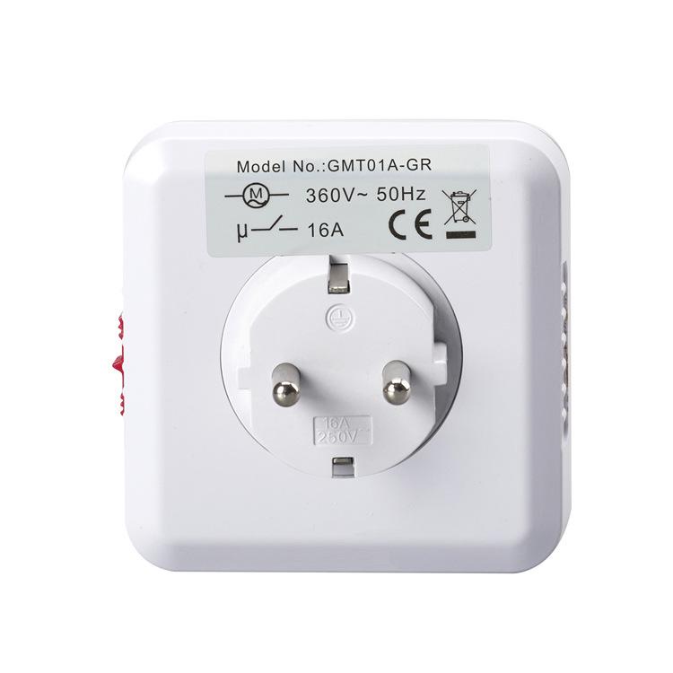European Standard Household 24-Hour Smart Mechanical Timer Socket