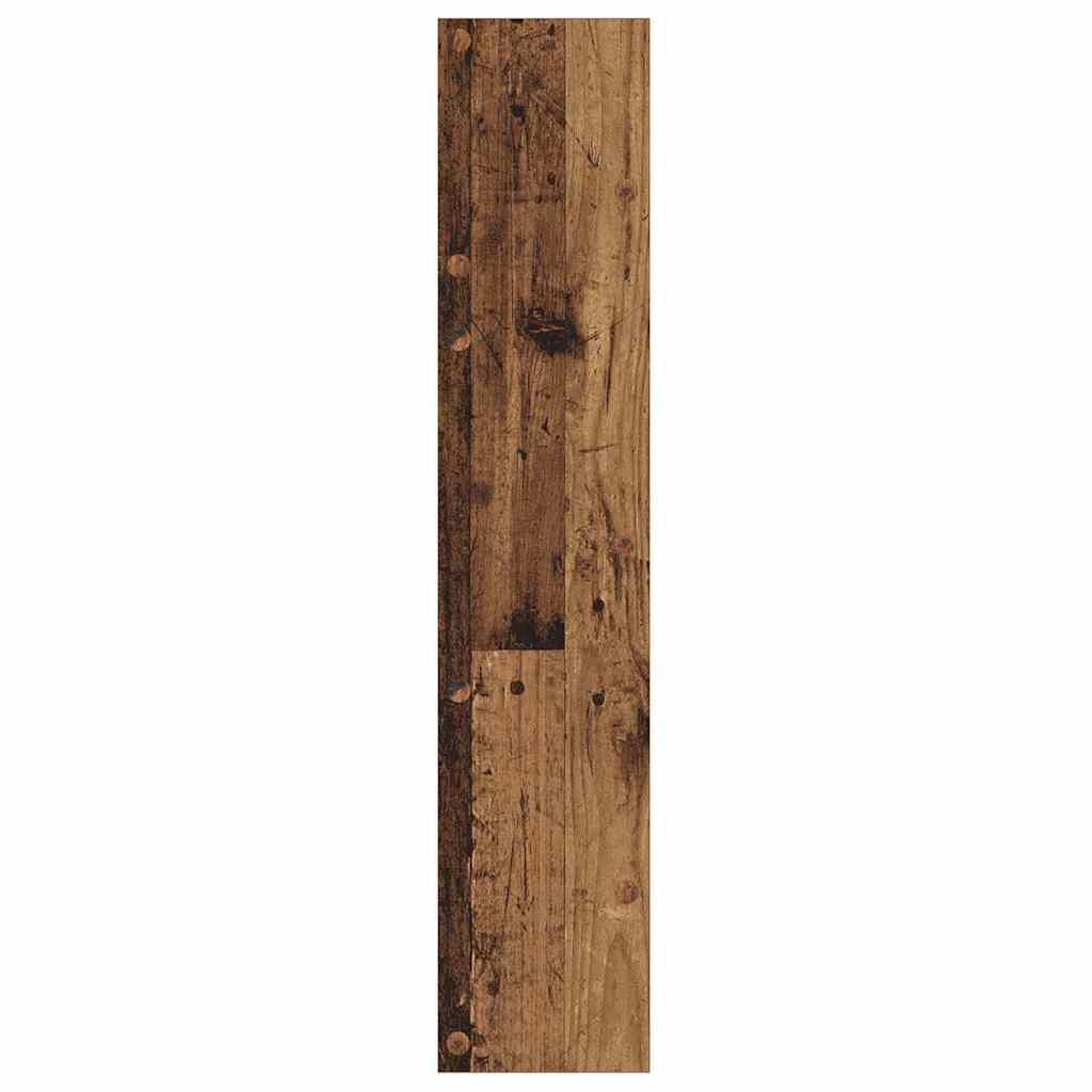 Shoe Cabinet with Shelf Rustic Wood Look 60 x 18 x 90 cm Engineered Wood