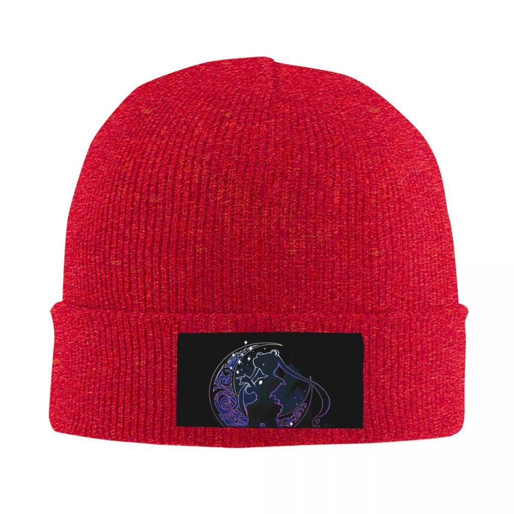 Sailors Moon Anime Unisexga Skullies Beanies Caps Unisex Winter Warm Knitted Hat Adult Usagi Tsukino Bonnet Hats Outdoor Ski Cap