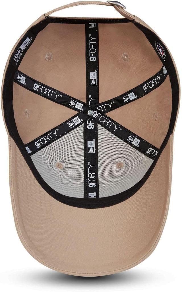 New Era 940 9FORTY Adjustable One Size Fits LA Cotton Baseball and Cap, All, Cap, Gender-Free, Men's Women's (NY Beige) [Used]