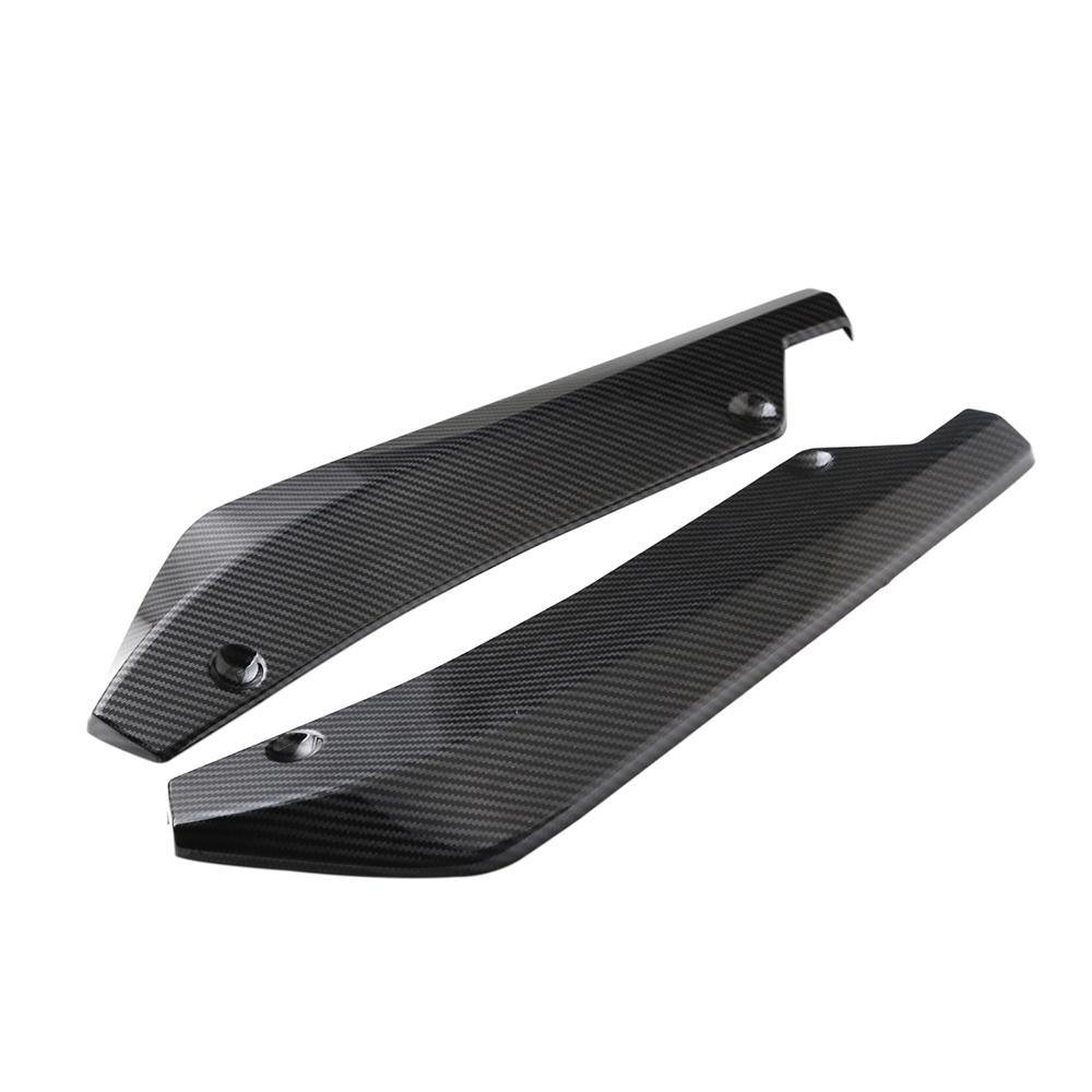Rear Bumper Lip Splitter Universal Car Side Fender Fins Body Lip Spoiler Chin Skirt