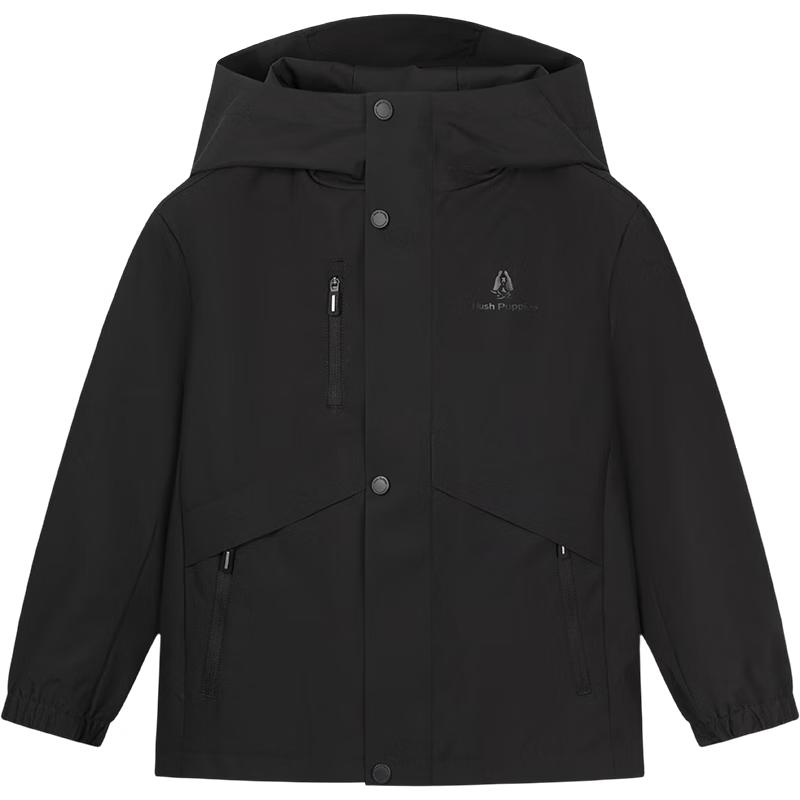 Детская ветровка с капюшоном Hush Puppies для активного отдыха 160