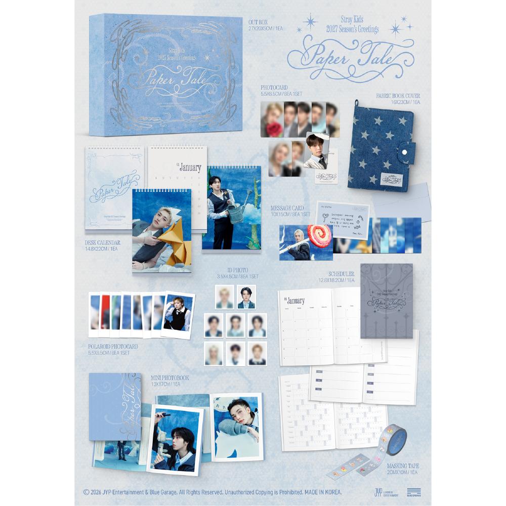 Vorbestellung Stray Kids 2027 Season's Greetings Paper Tale & SHOP POB