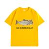 Ml Bomboclat Fish Cat Meme Graphic T Shirts High Street Fashion Trend Short Sleeve T-shirt Men Women Oversized T-shirts