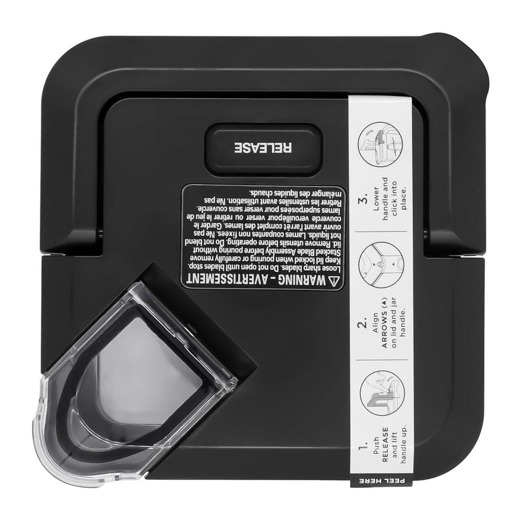 Locking Lid Square Cover Replacement Lid Blender Pitchers Cover ABS Texture Locking Cover Perfect for Blender Pitchers