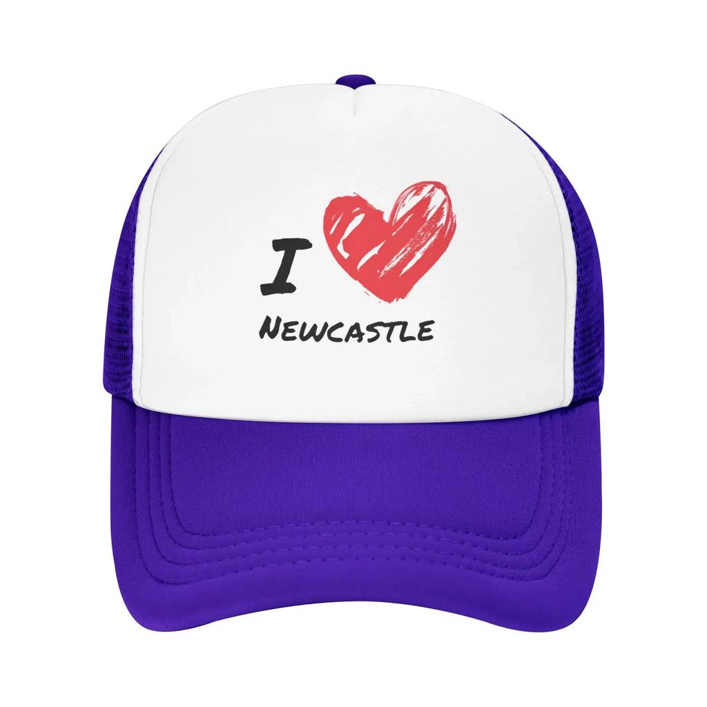 I Love Newcastle Forever Summer Mesh Baseball Caps Men Camping Female Beach Dad Hat Peaked Cap