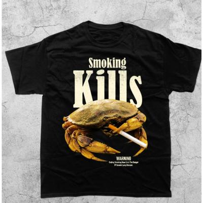 Lustiges Anti-Raucher-Werbe-Grafik-T-Shirt Retro Humorvolles Meme-T-Shirt Sommer Neu Retro Unisex Lässige Mode Y2K T-Shirt