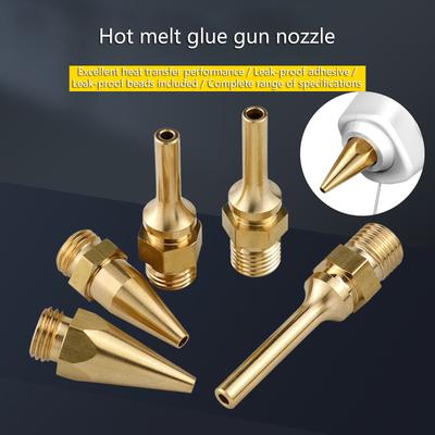 Bico de Cobre de Alta Eficiência para Pistola de Cola Quente Design à Prova de Vazamentos Para Projetos de Colagem Precisos