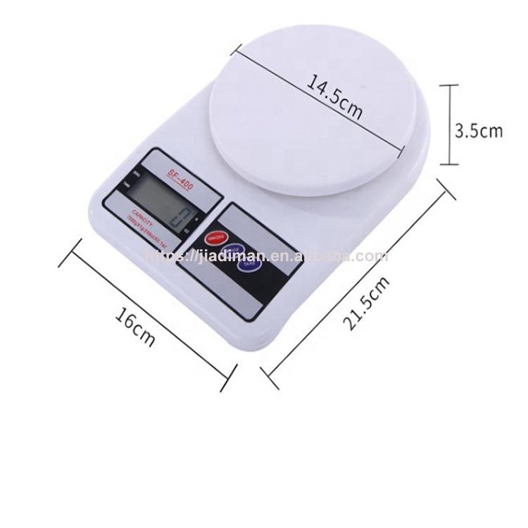 SF400 Best Seller LCD Display Household Kitchen Baking 5kg/7kg/10kg Electronic Digital Kitchen Scale for Measuring Cooking